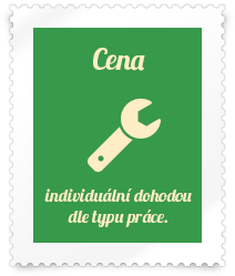 Cena - individúalne dle typu práce
